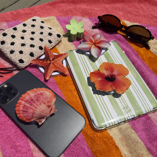 Summer Vibes Tropical Drop | Handmade Phone & Kindle Grip
