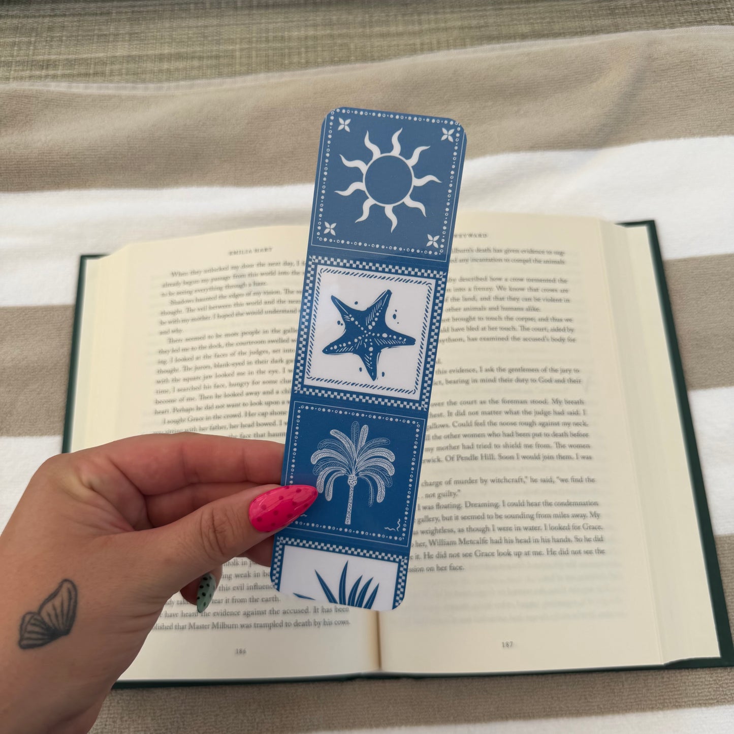 Coastal Tiles Bookmark