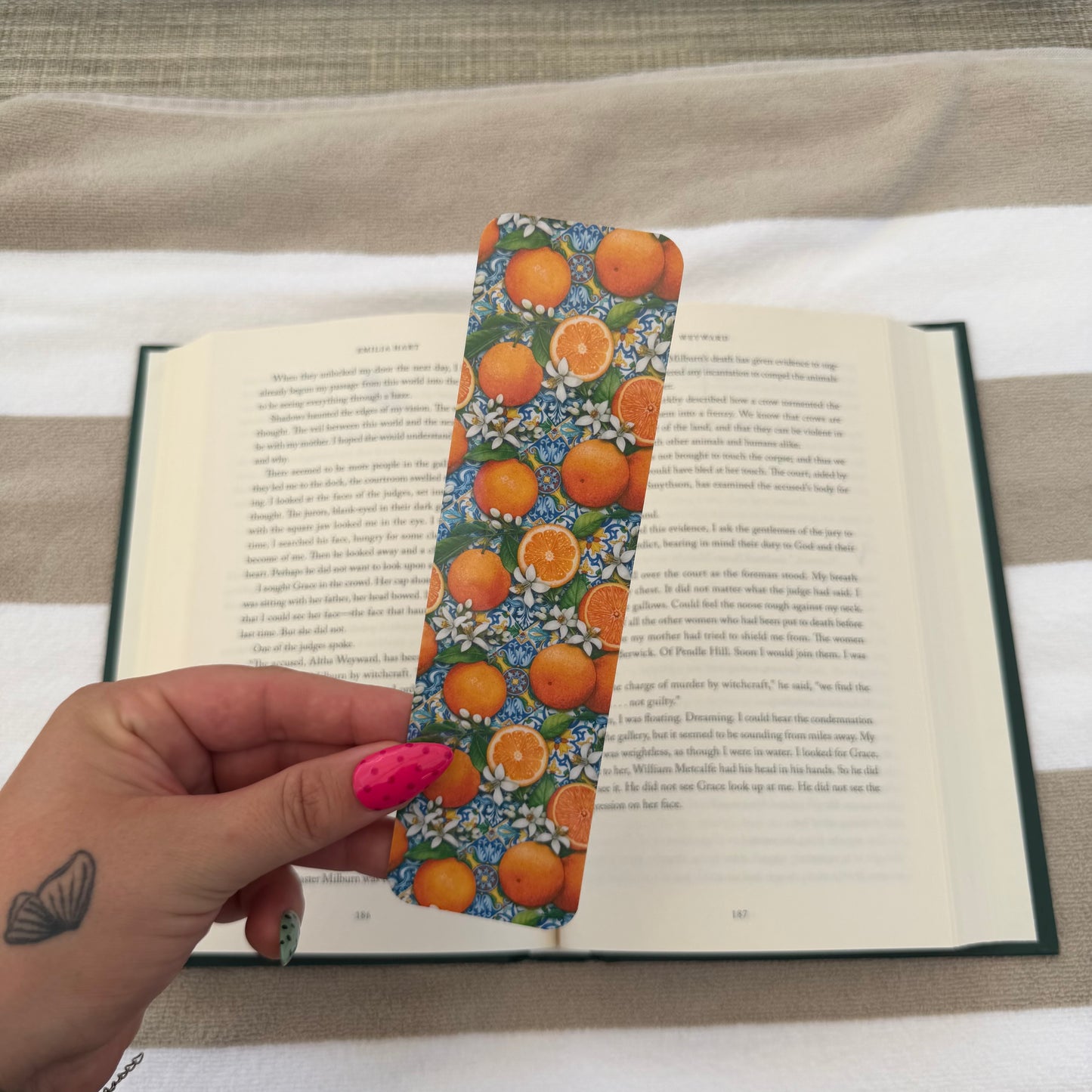 Mediterranean Oranges Bookmark