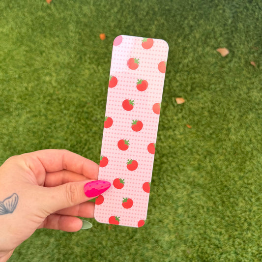 Pink Tomato Dots Bookmark