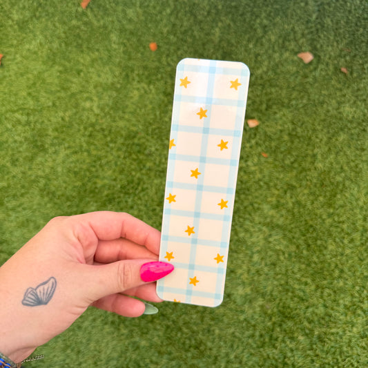 Plaid and Stars Bookmark