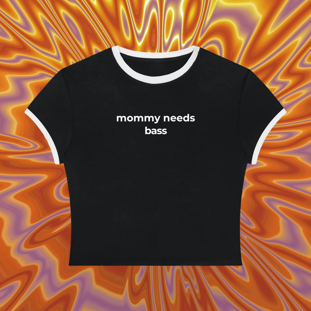 Mommy Needs Bass Slim Color Block Tee | Rave