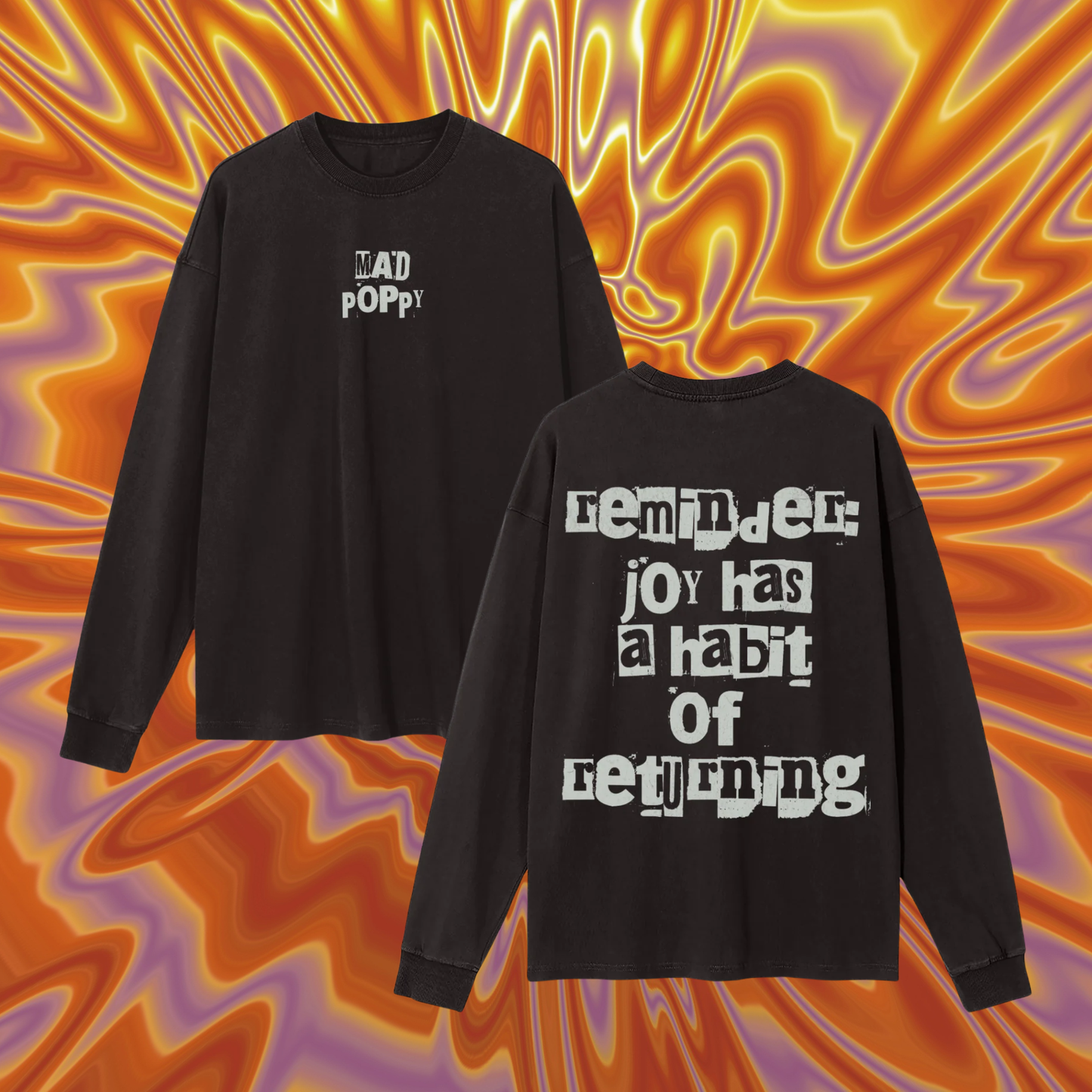 Joy Reminder Vintage Washed Long Sleeve Tee | Rave