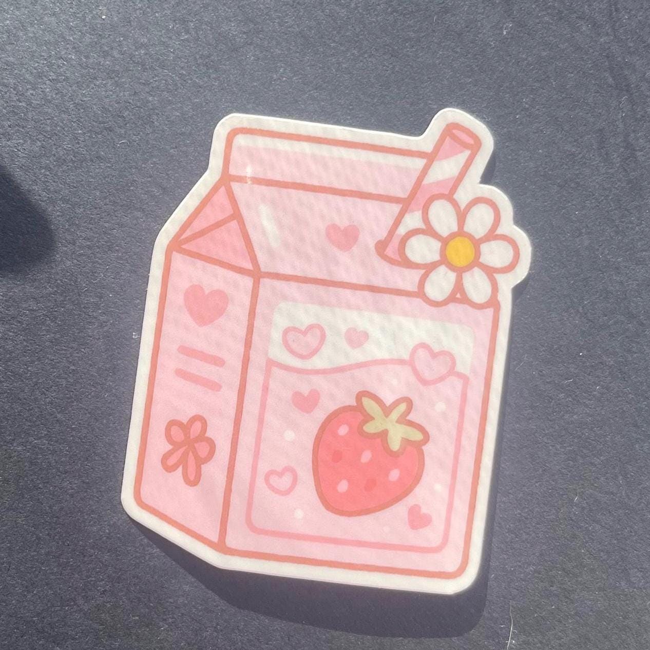 Strawberry Milk Sticker