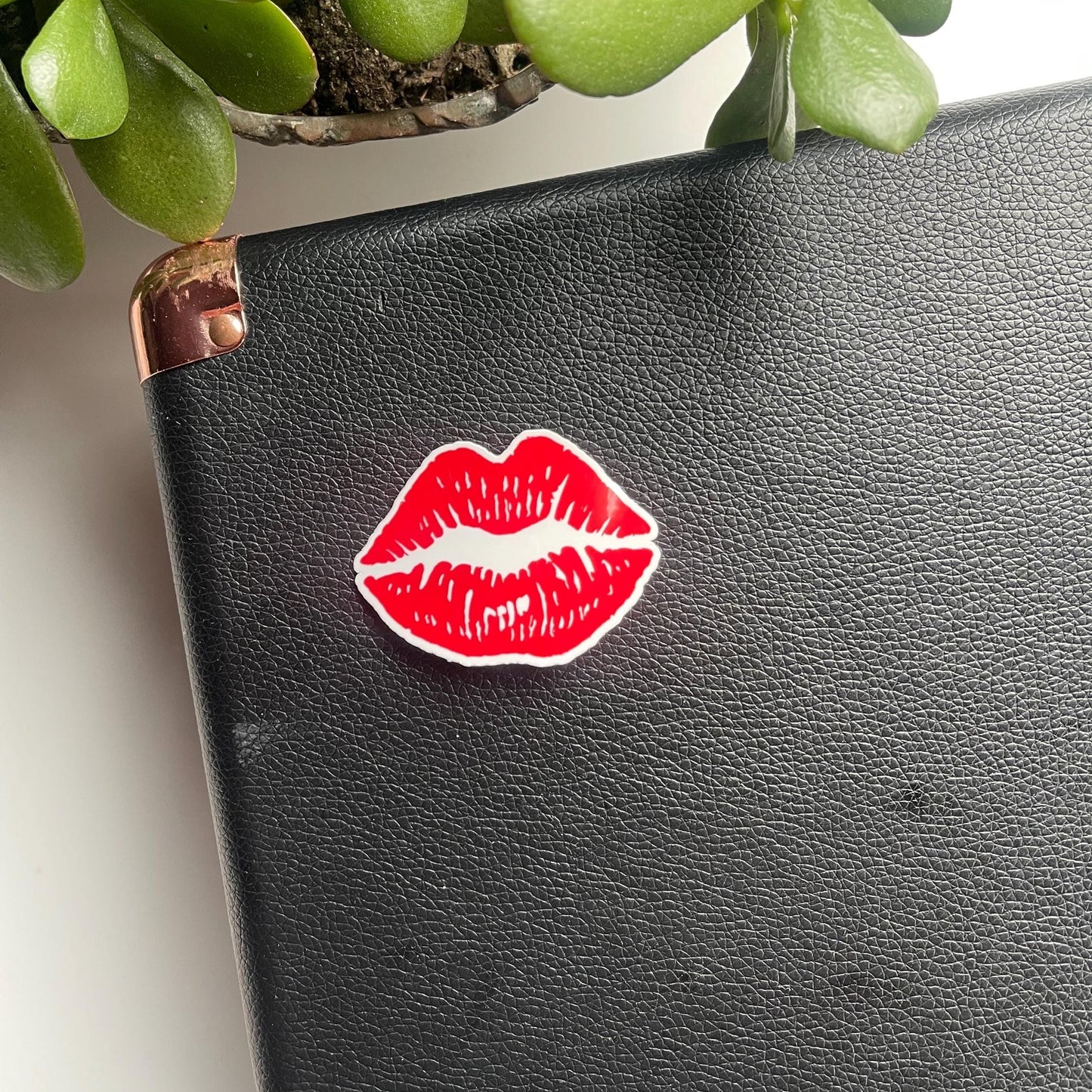 Red Lip Kiss Sticker