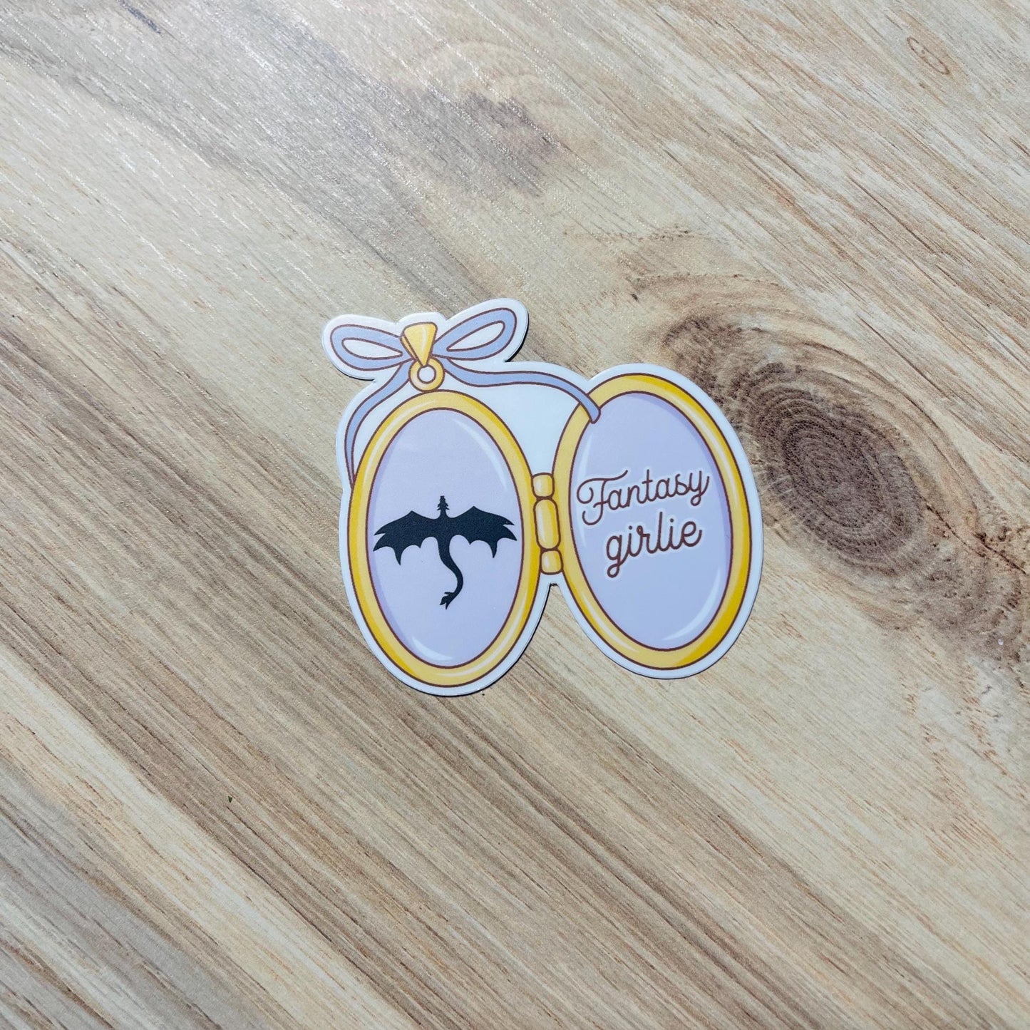Bookish Locket Stickers | Thriller, Romance, Fantasy, Smut, Horror & Sci-Fi