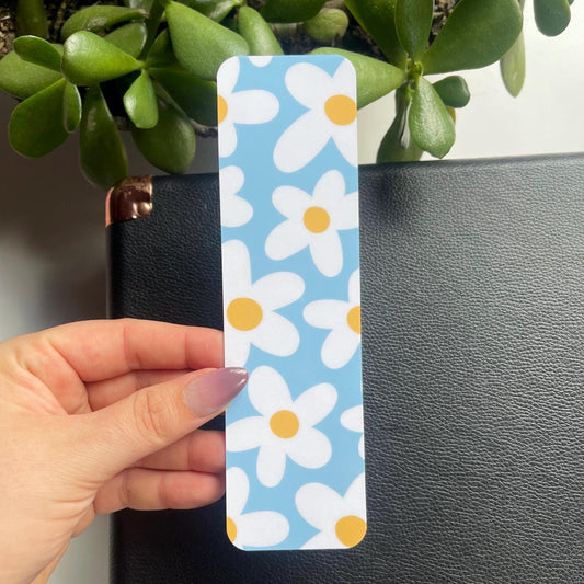 Light Blue Floral Bookmark