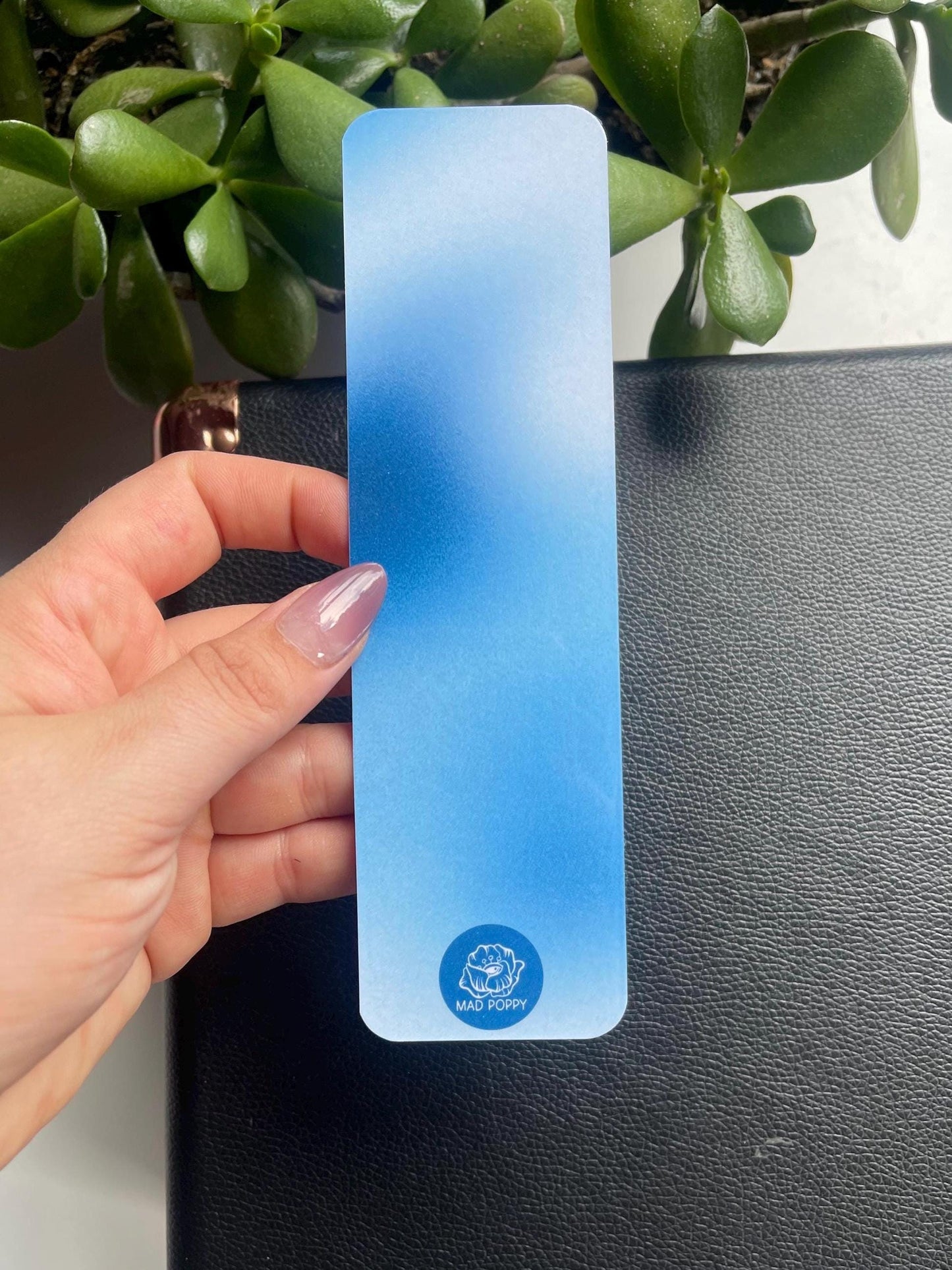 Blue & White Aura Bookmark