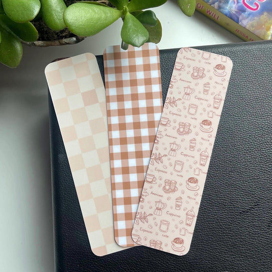 Mocha Mornings Coffee Bookmark Set