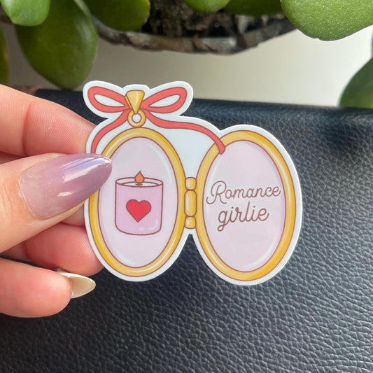 Romance Girlie Locket Sticker