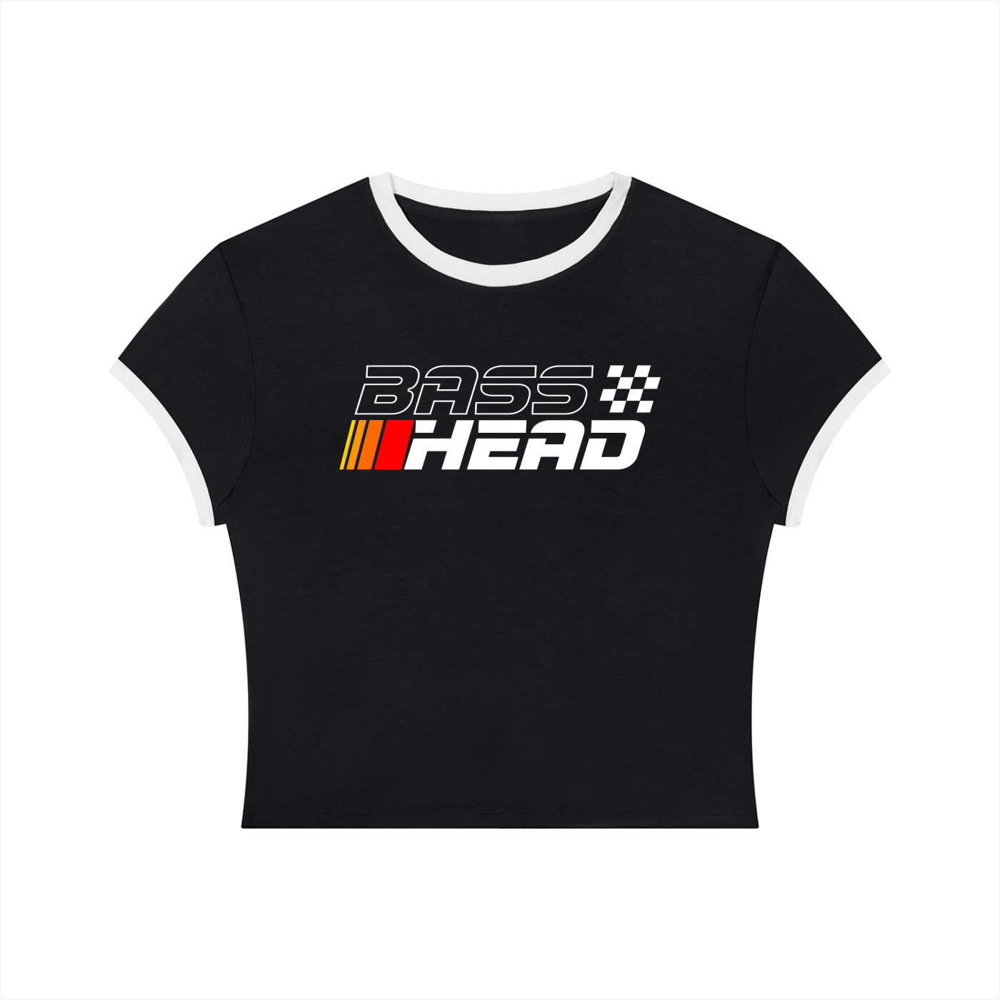 Bass Head Racing Color Block Baby Tee | Rave