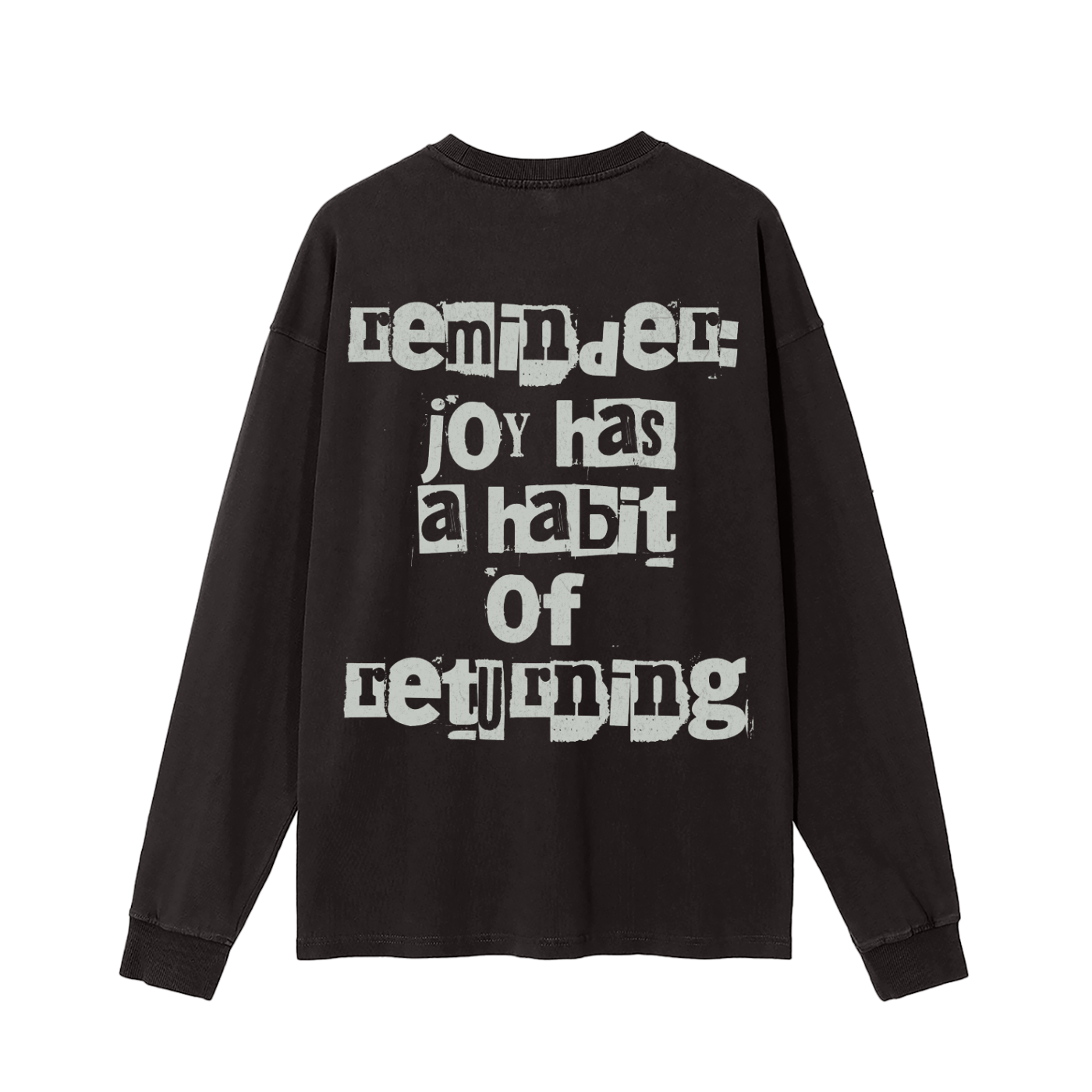 Joy Reminder Vintage Washed Long Sleeve Tee | Rave