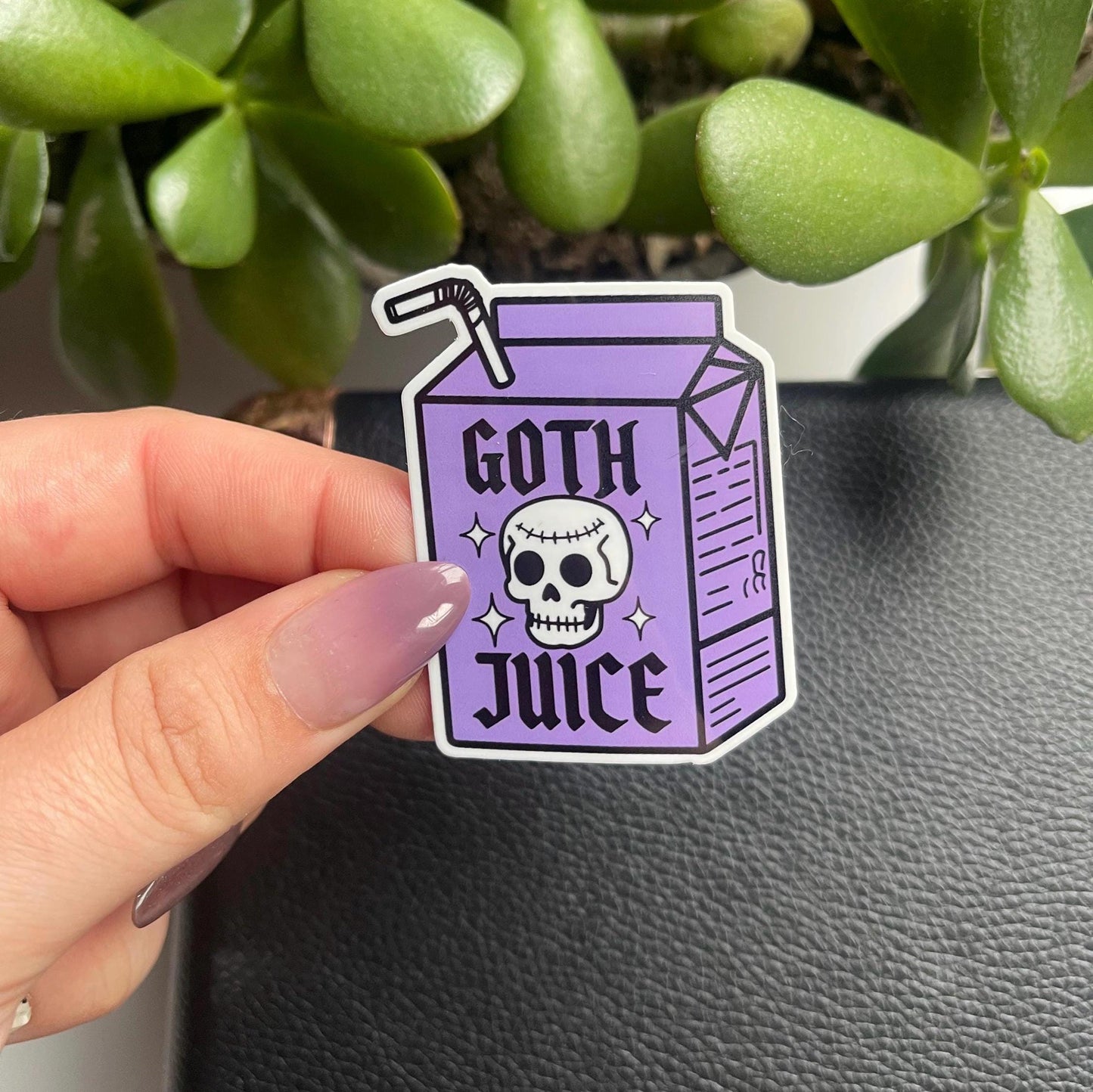 Purple Goth Juice Sticker