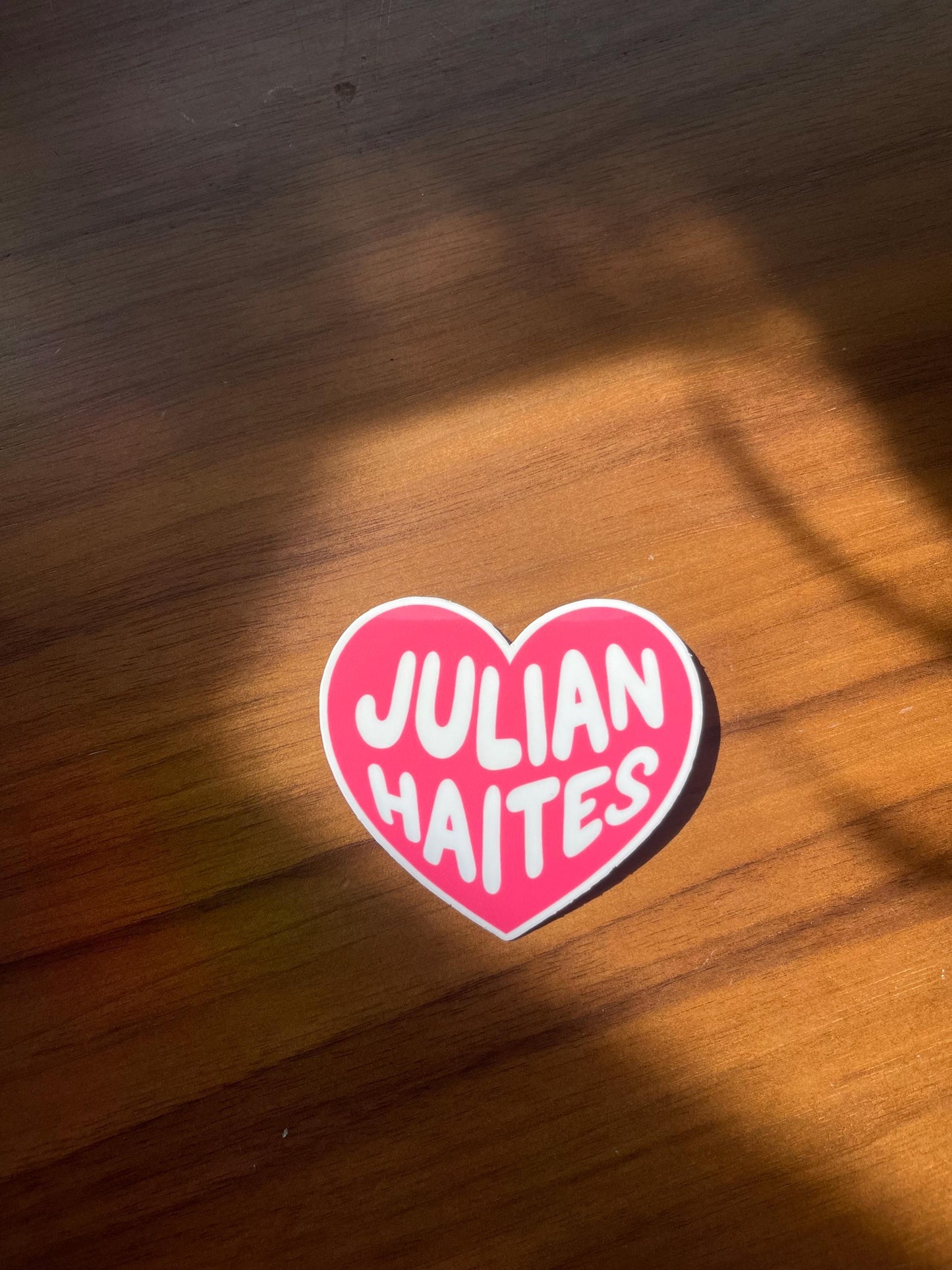 Julian Haites Sticker