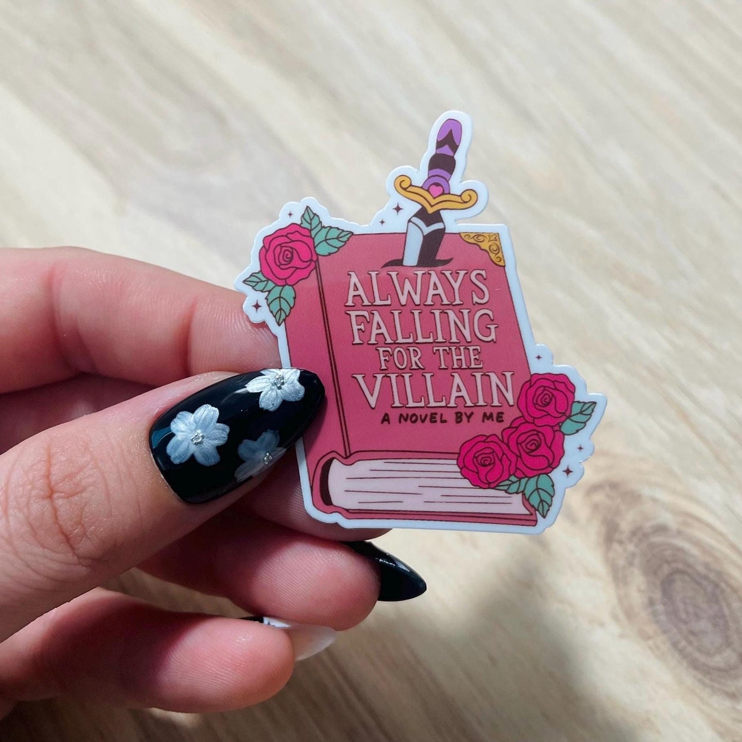 Always Falling for the Villain Sticker