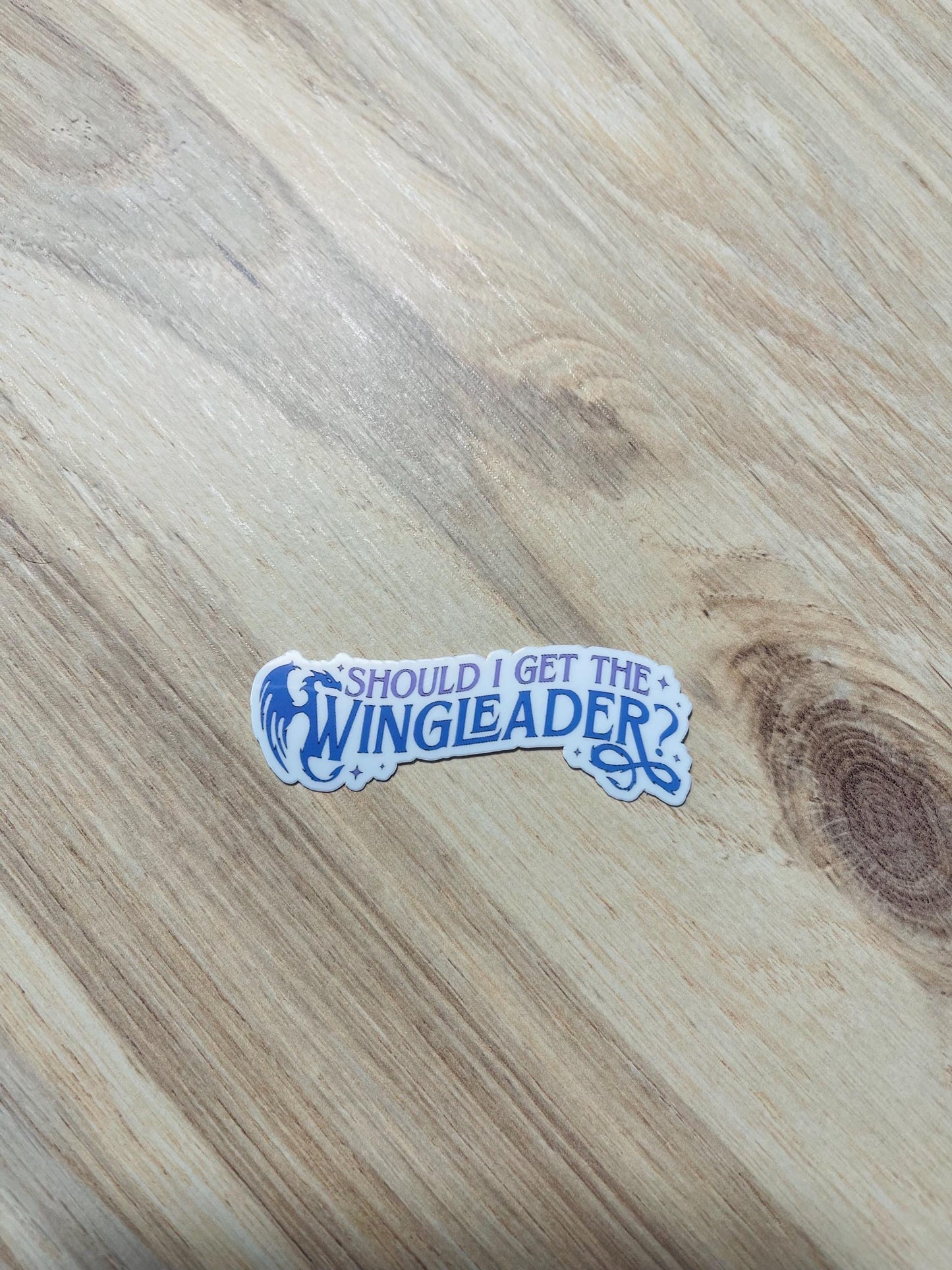 Should I Get the Wingleader Vinyl Sticker