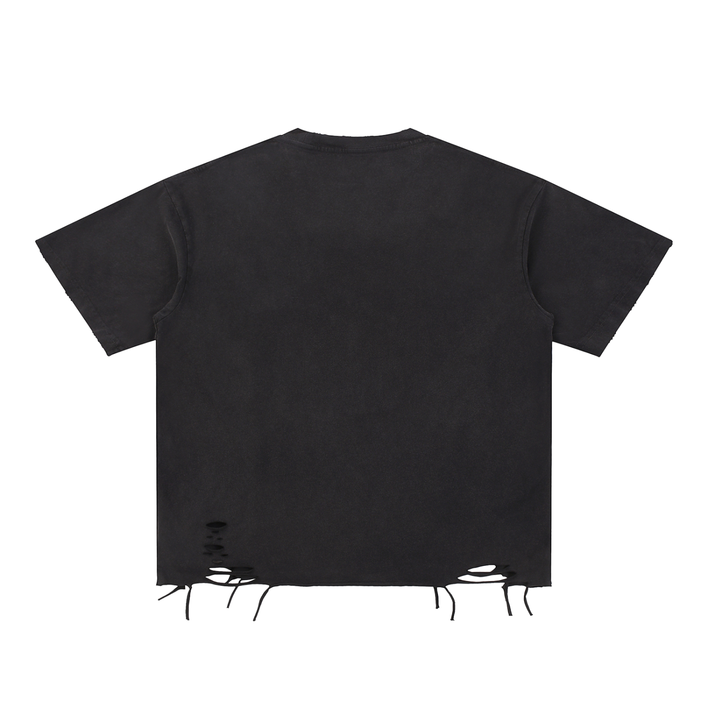 Bass Face Snow Washed Raw-Hem T-Shirt