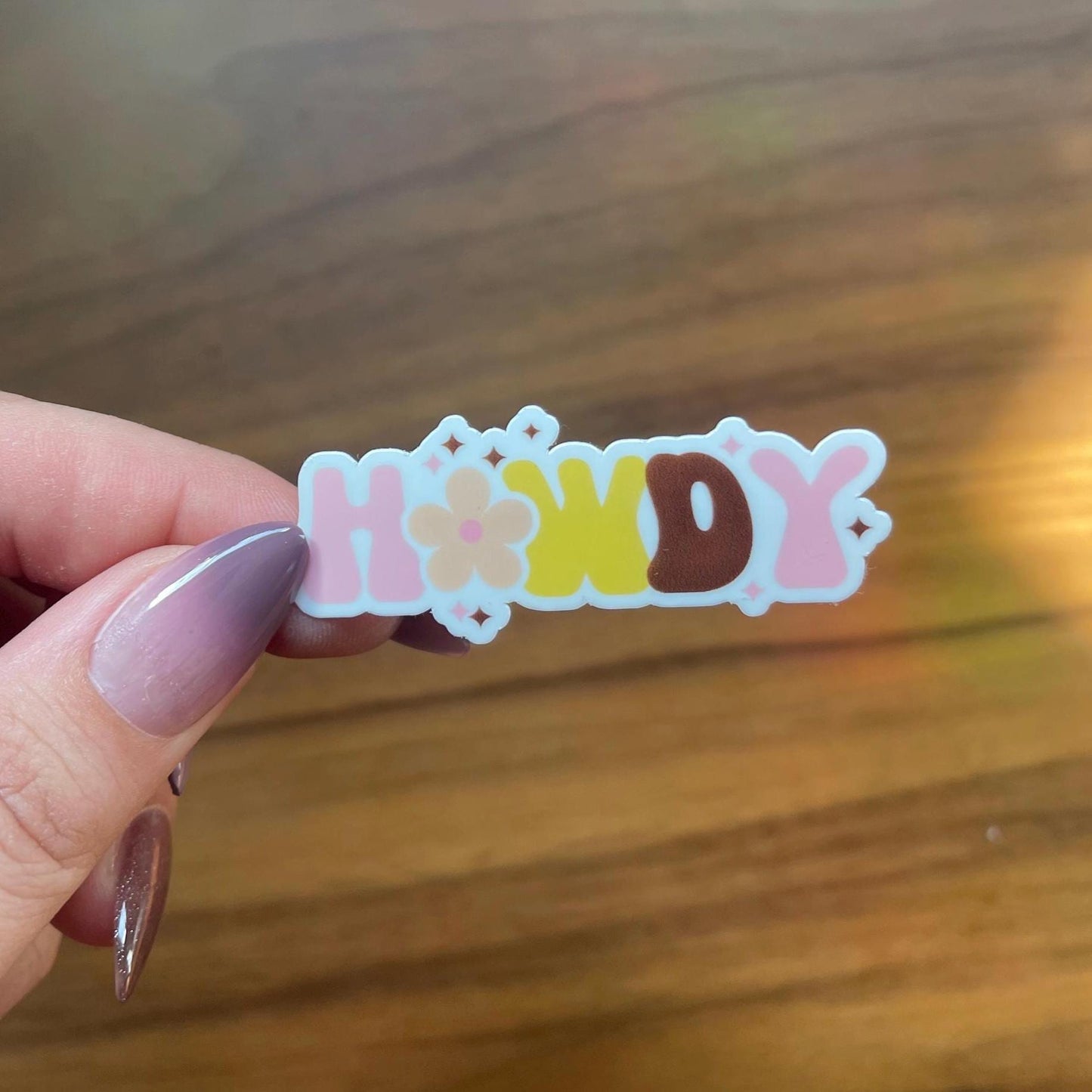 Howdy Sticker
