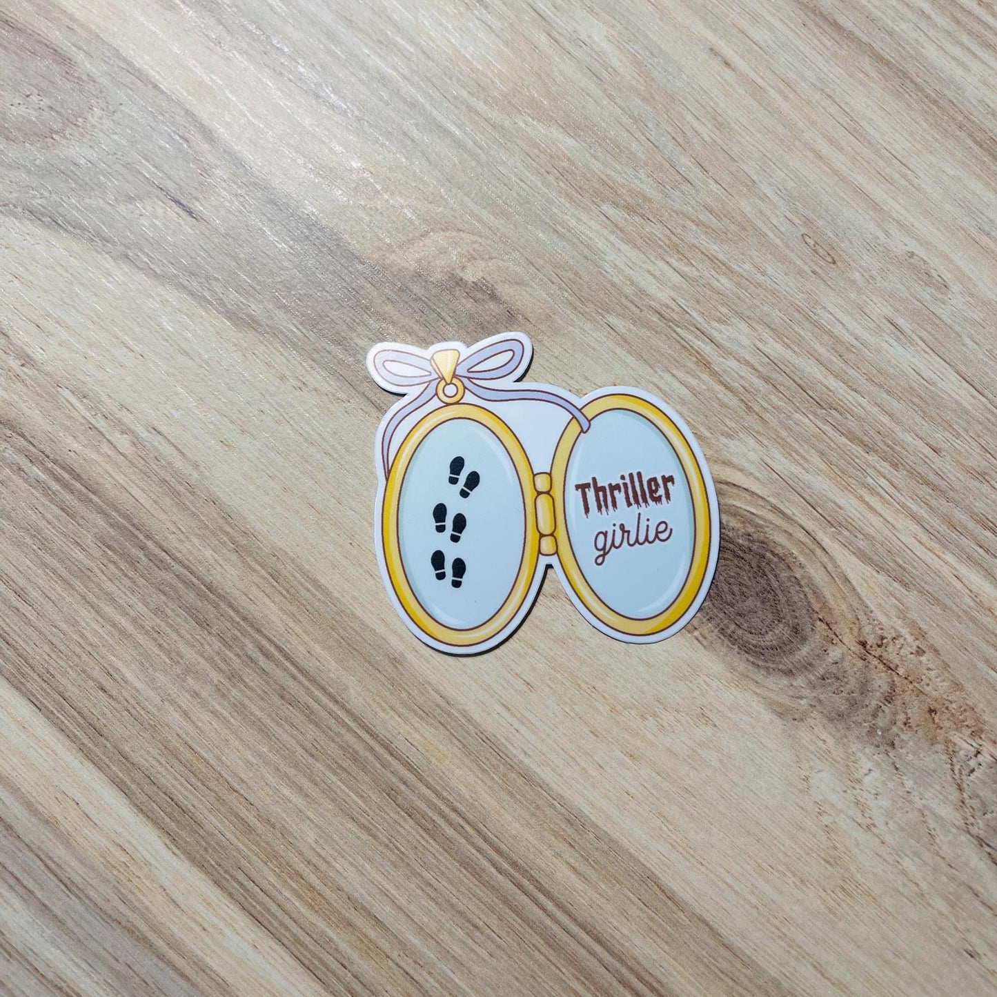 Bookish Locket Stickers | Thriller, Romance, Fantasy, Smut, Horror & Sci-Fi