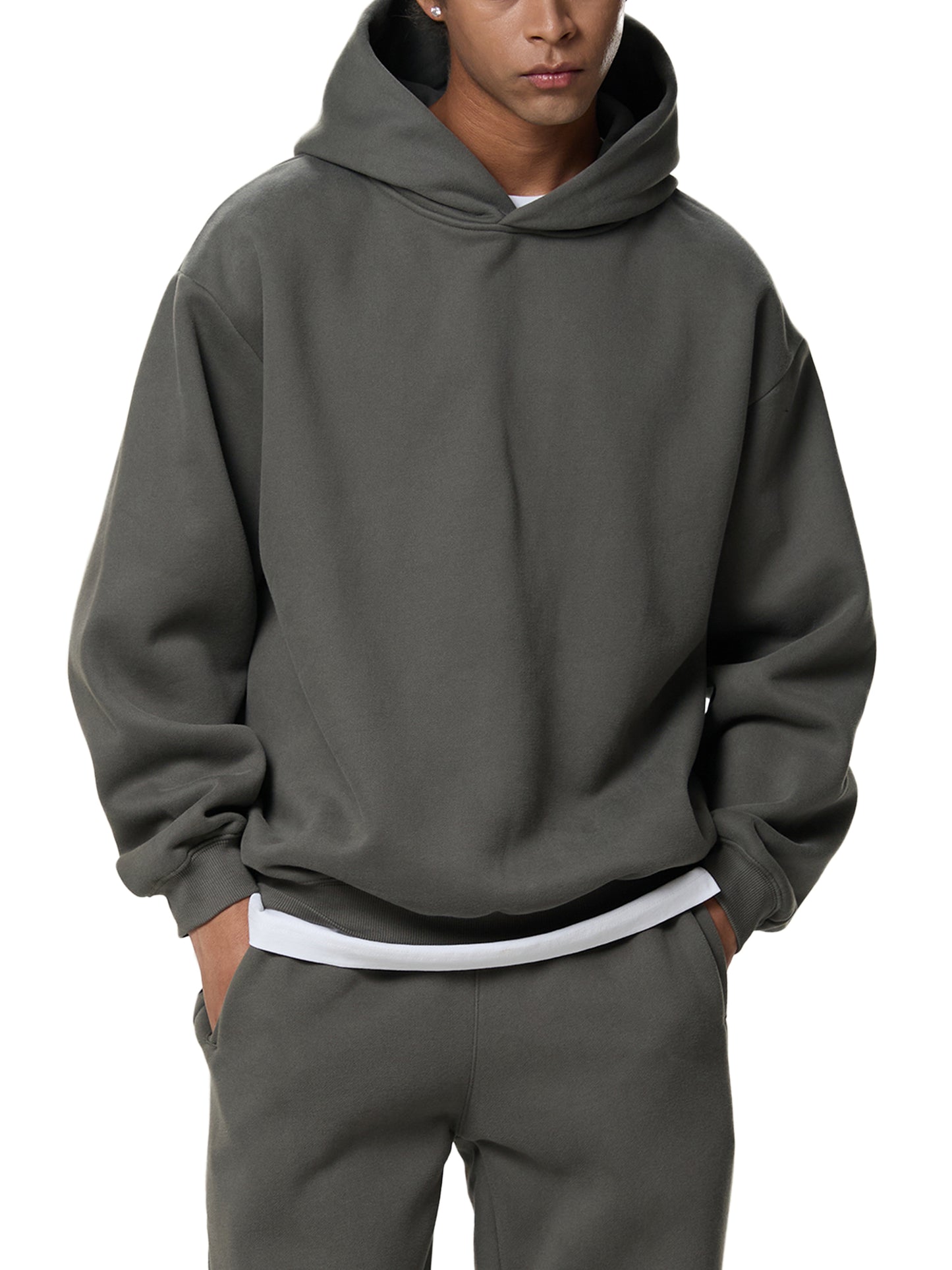 Show Love Spread Love Glitch Fleece Boxy Hoodie | Rave
