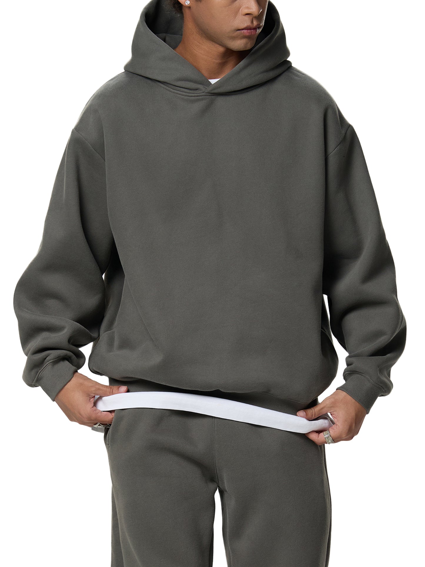Show Love Spread Love Glitch Fleece Boxy Hoodie | Rave