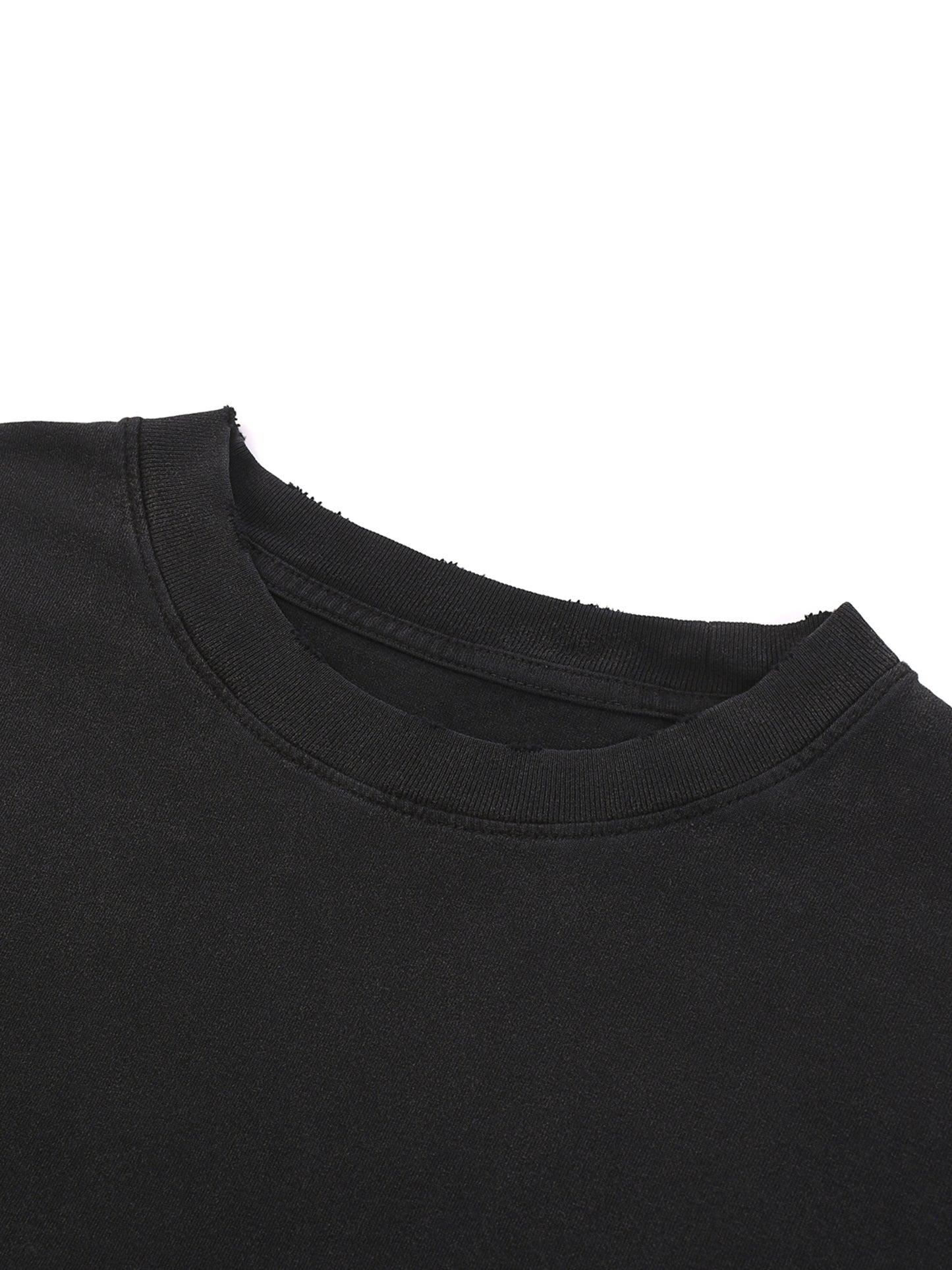 Support Your Local Bookstore Snow Washed Raw Hem Tee