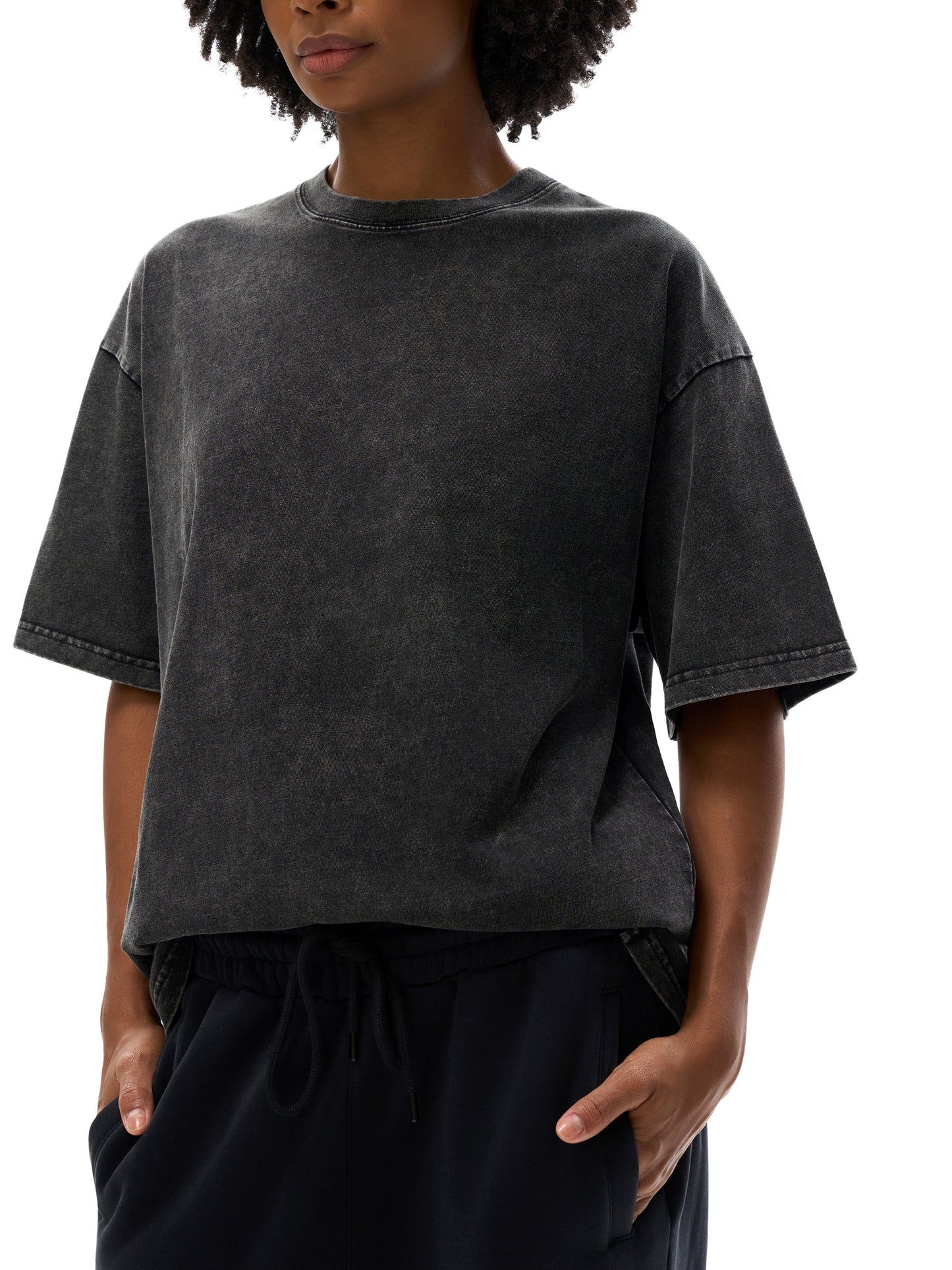 Show Love Spread Love Glitch Snow Washed Tee | Rave