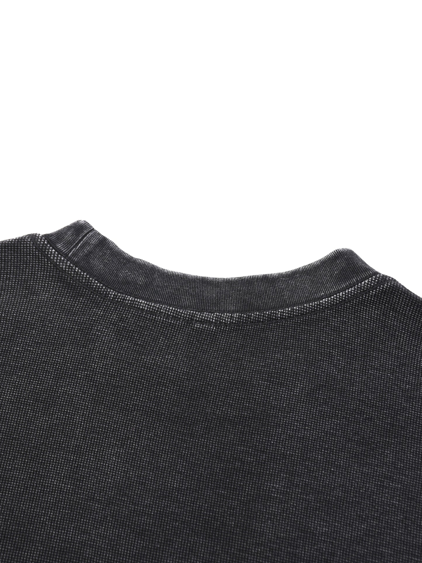 Mad Poppy Oversized Waffle Knit Long Sleeve