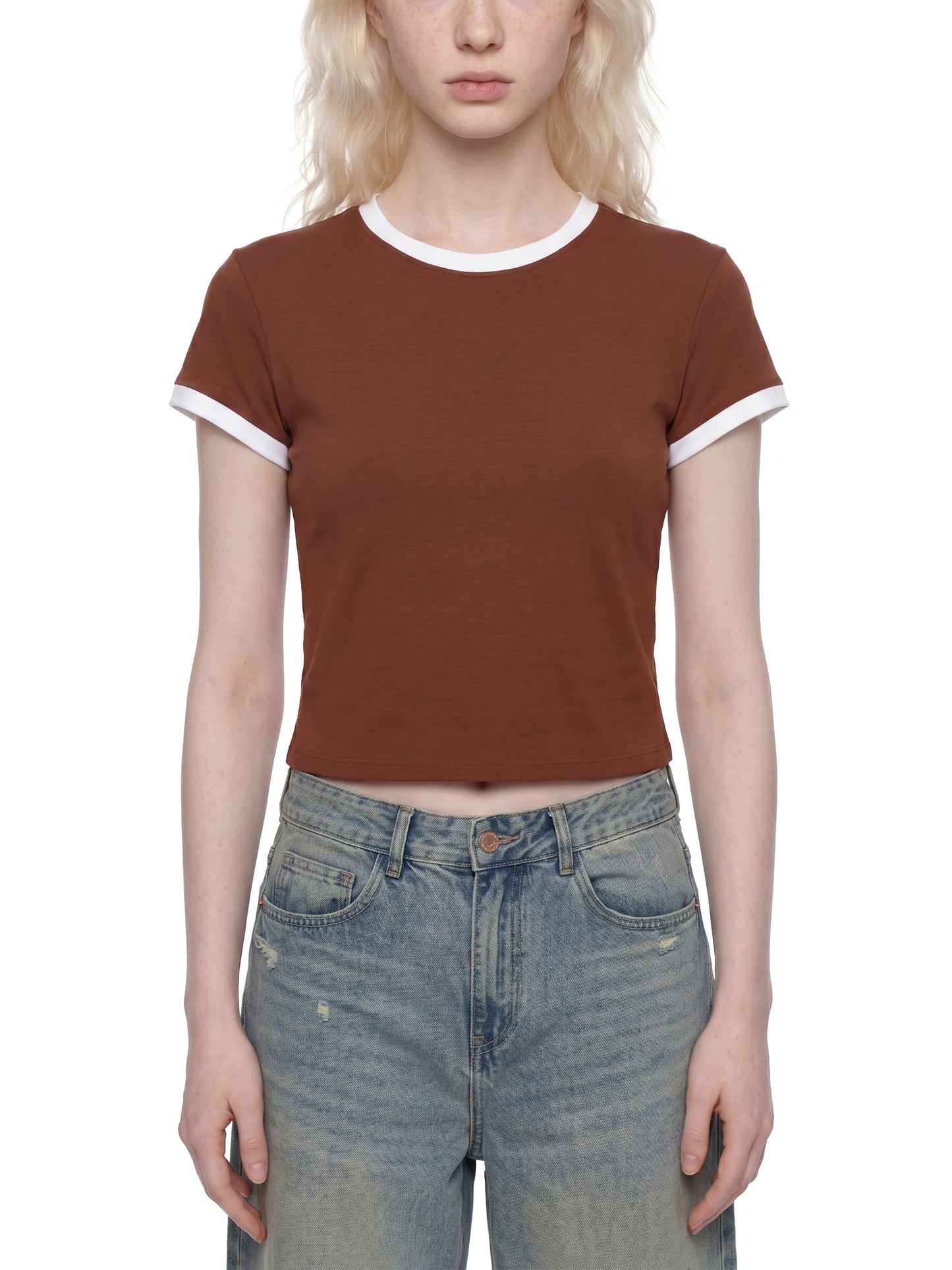 Housewife Slim Color Block Tee | House Music